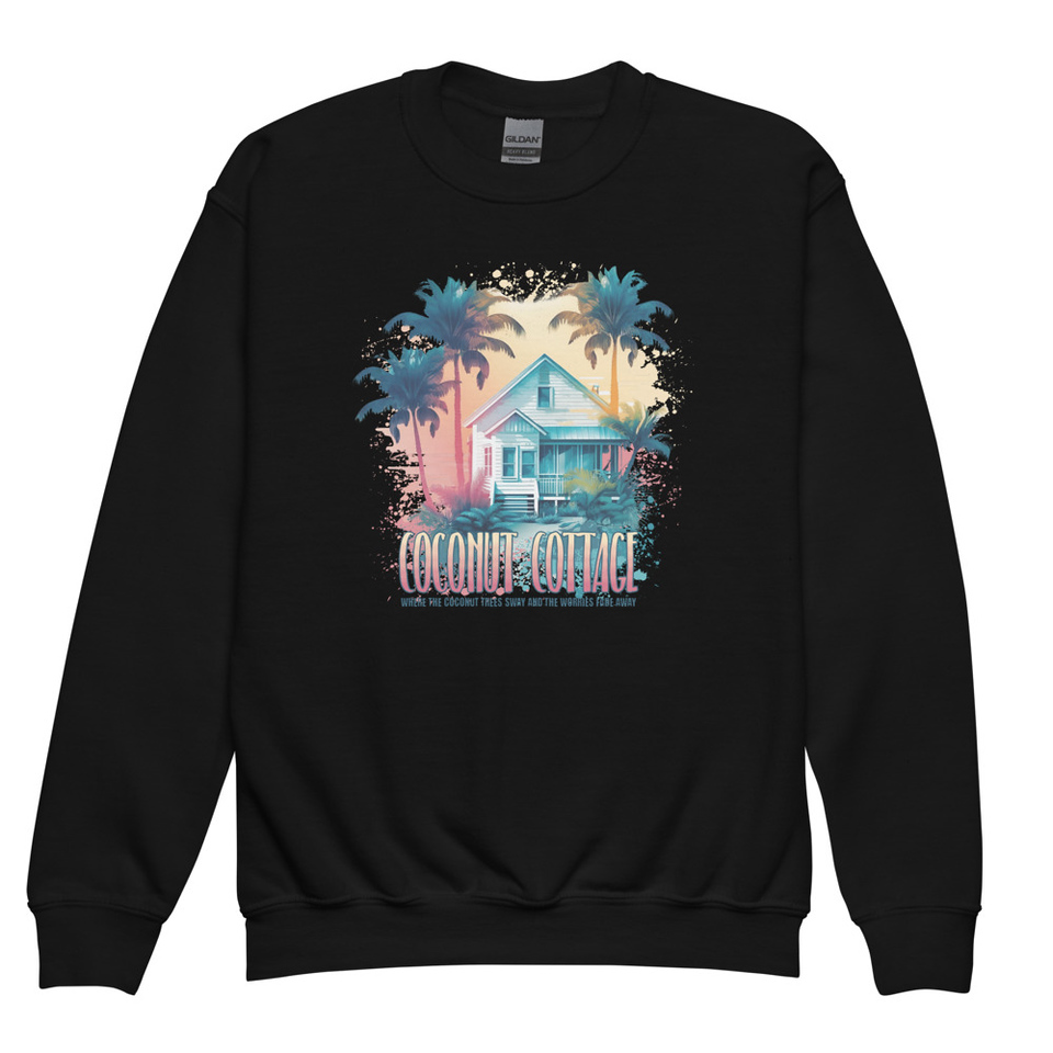 Coconut Cottage Youth Crew Neck Sweatshirt