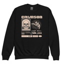 Crimson Youth Crew Neck Sweatshirt