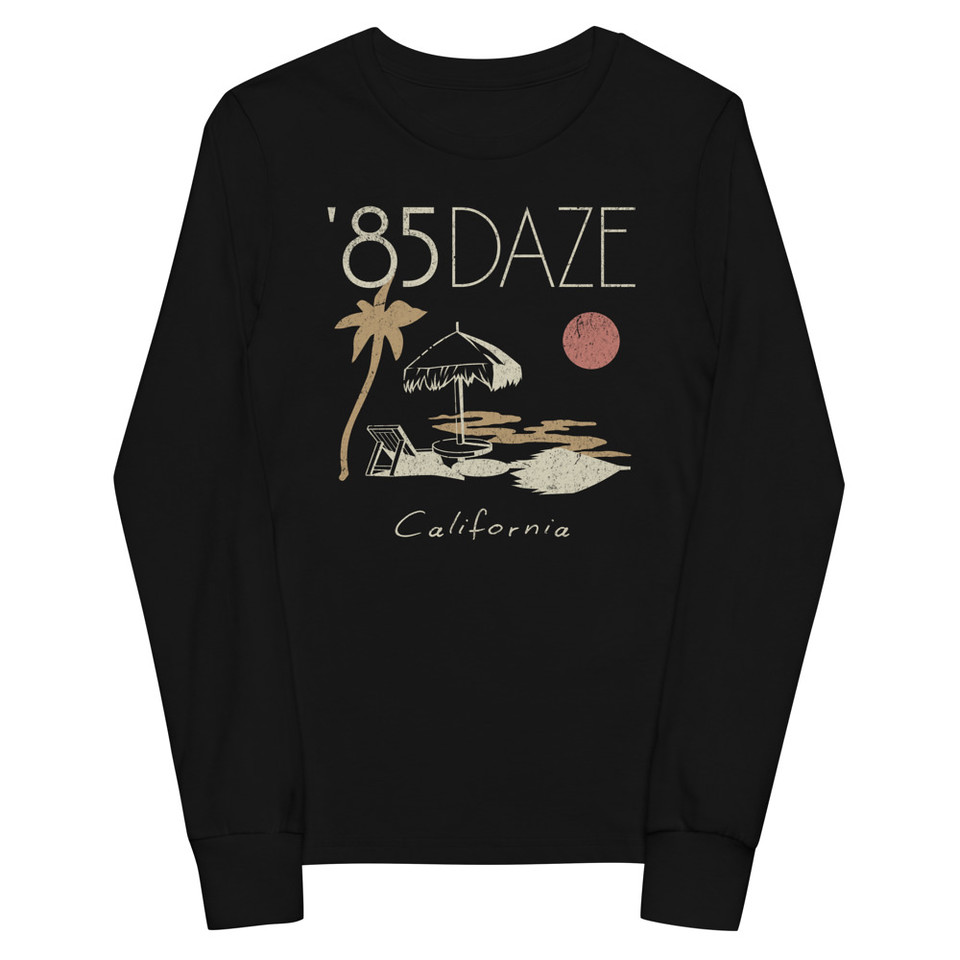 '85 Daze California Youth Long Sleeve Tee