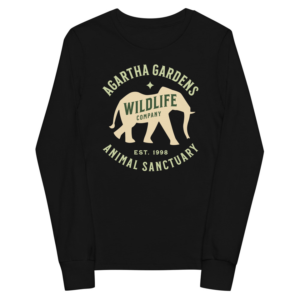 Agartha Gardens Wildlife - Animal Sanctuary Youth Long Sleeve Tee