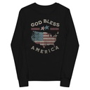 America - Land Of The Free Youth Long Sleeve Tee