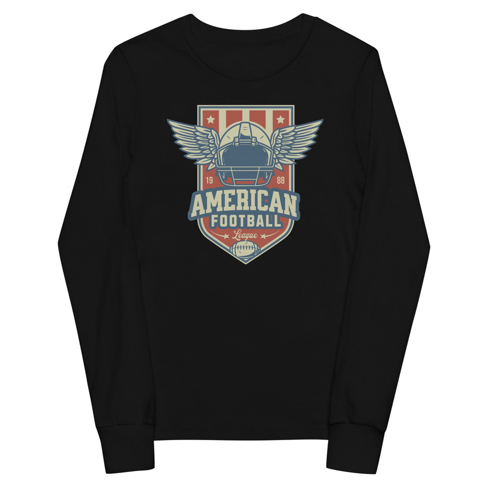 American Football League - Sports Helmet Youth Long Sleeve Tee