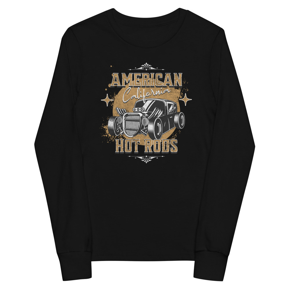 American Hot Rods Youth Long Sleeve Tee