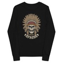Apache Warriors - Indian Skull Youth Long Sleeve Tee