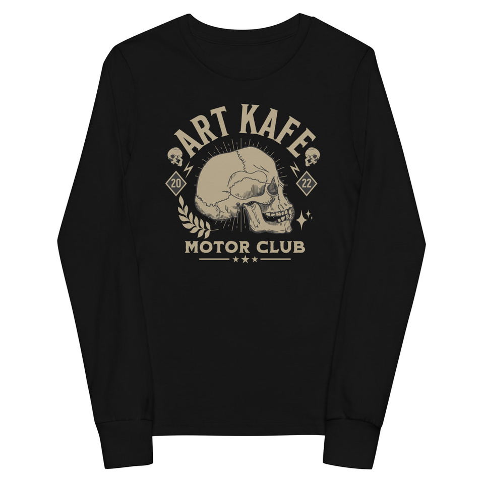 Art Kafe Motor Club Youth Long Sleeve Tee