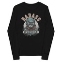 BADASS CAT DAT Youth Long Sleeve Tee