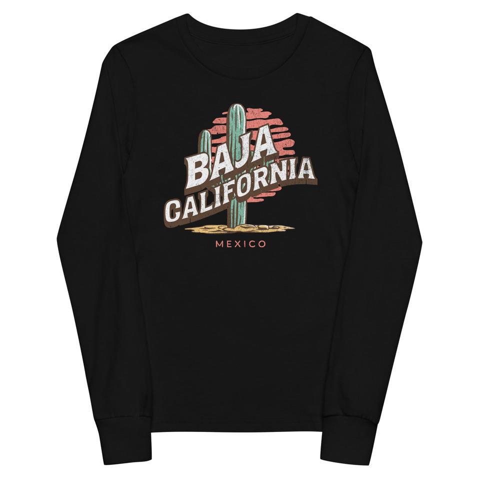 Baja Cali Mexico Youth Long Sleeve Tee
