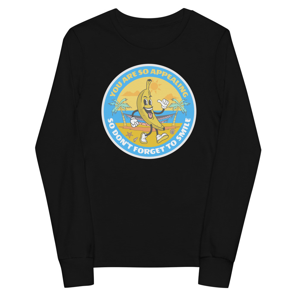 Banana project _-) Youth Long Sleeve Tee