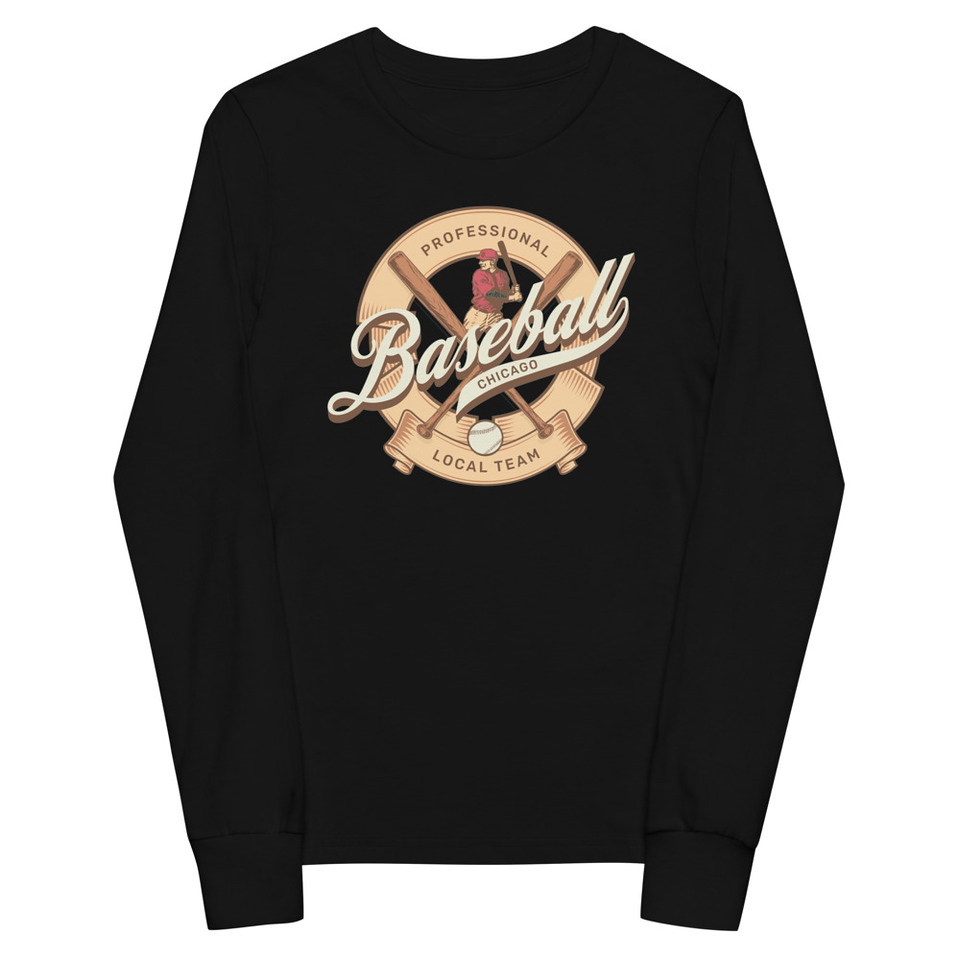 Baseball Team - College Sports Youth Long Sleeve Tee
