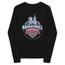 Basketball Sports Logo Youth Long Sleeve Tee
