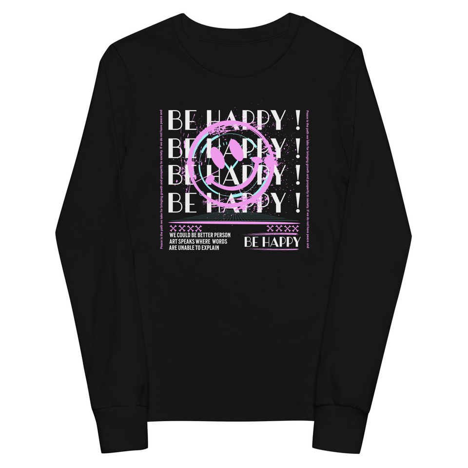 Be Happy ! Youth Long Sleeve Tee