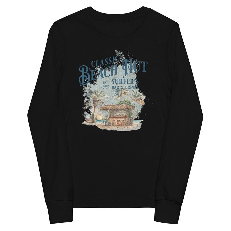 Beach Hut Youth Long Sleeve Tee