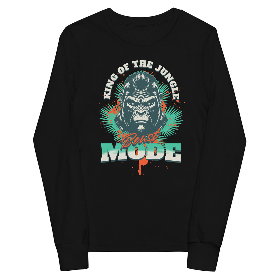 Beast Mode Youth Long Sleeve Tee
