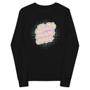 Best Mom Ever - Retro Typography Youth Long Sleeve Tee