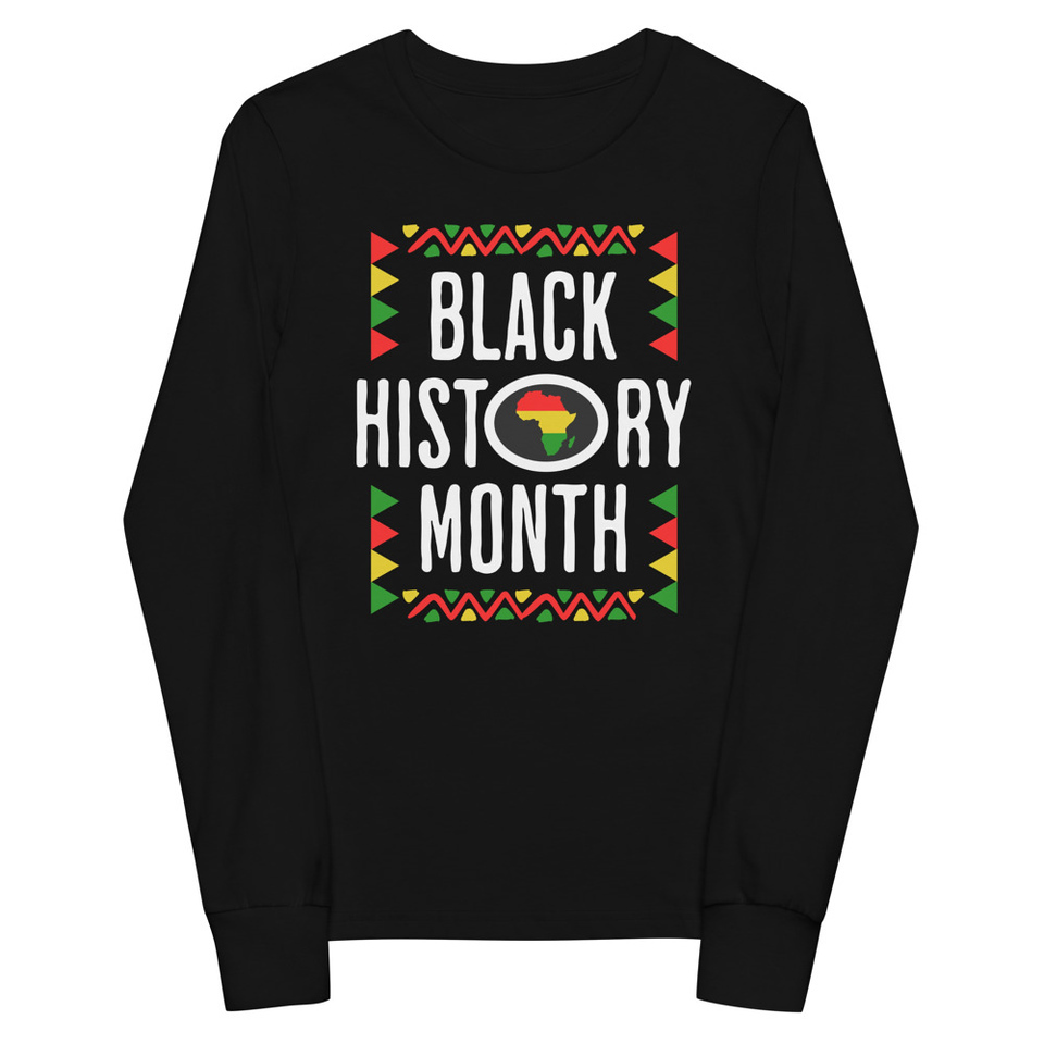 Black History Month - African American Culture Youth Long Sleeve Tee