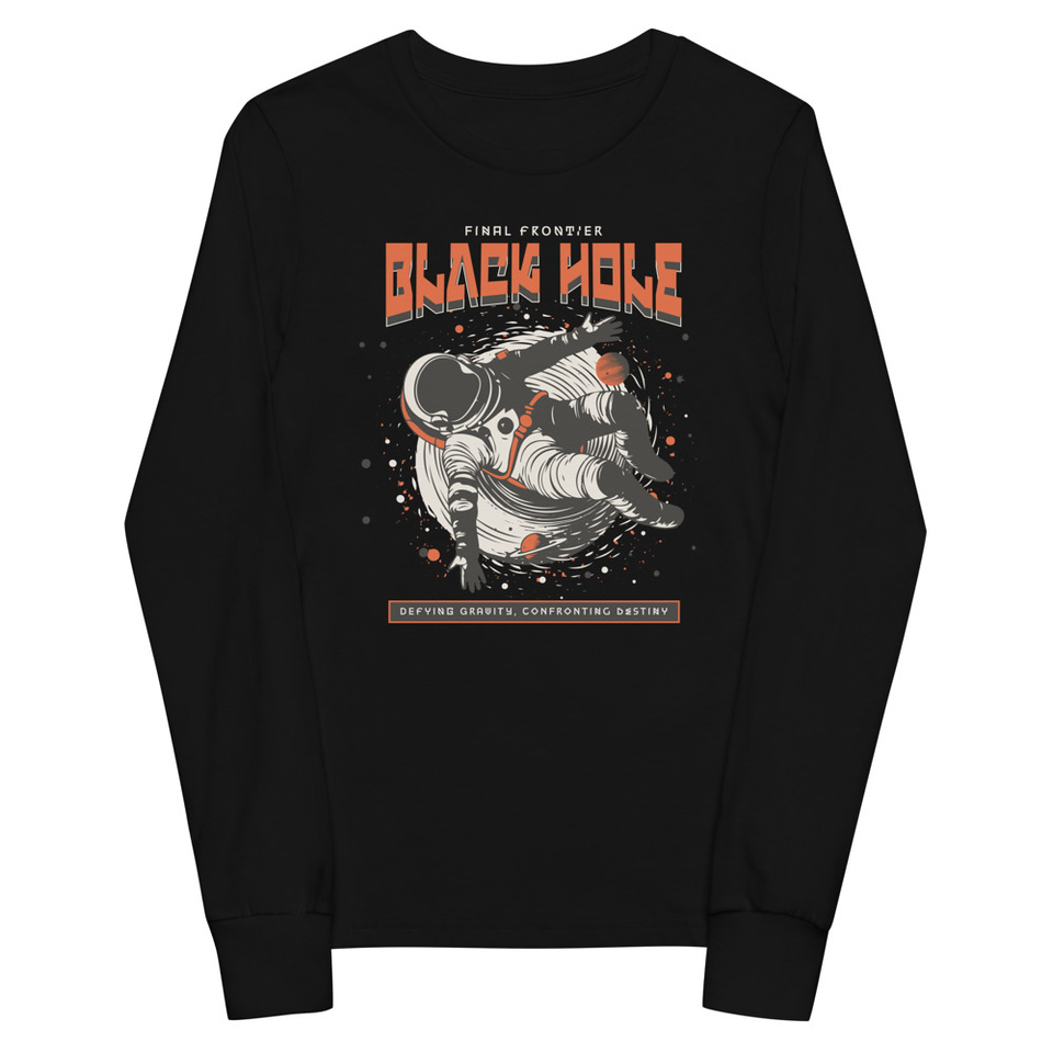 Black Hole Youth Long Sleeve Tee
