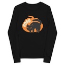 Boo - Scay Cute Cat Youth Long Sleeve Tee