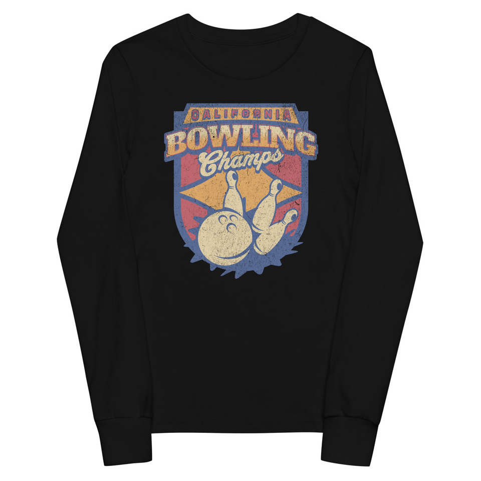 Bowling Championship - Retro Athlectic Sports Youth Long Sleeve Tee