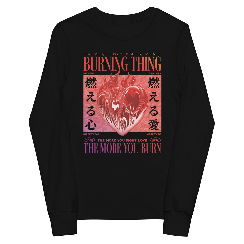 Burning Thing Youth Long Sleeve Tee