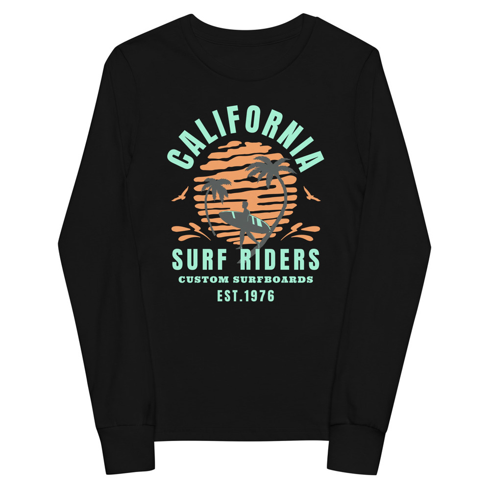 California Surf Riders - Beach Youth Long Sleeve Tee