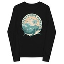 Catch These Waves Shark  Youth Long Sleeve Tee