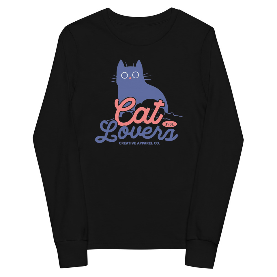 Cats Lovers Youth Long Sleeve Tee