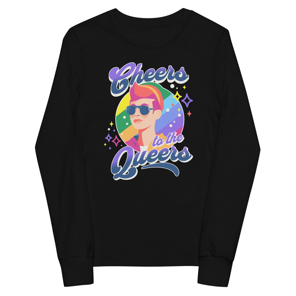 Cheers to the Queers Youth Long Sleeve Tee