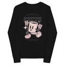 Coffee Break Mascot Youth Long Sleeve Tee