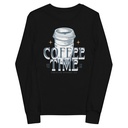 Coffee Time Youth Long Sleeve Tee
