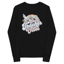 Cool Teacher Vibes Youth Long Sleeve Tee