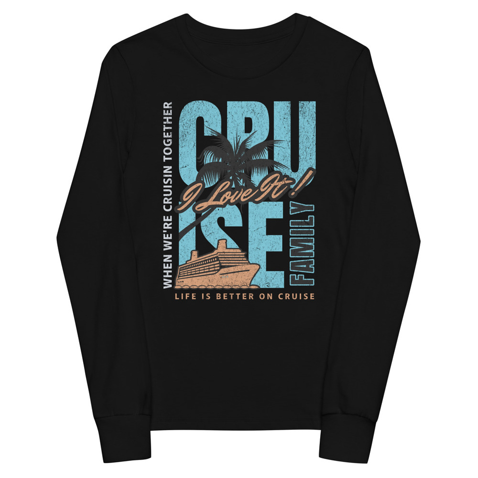 Cruise Ship Youth Long Sleeve Tee