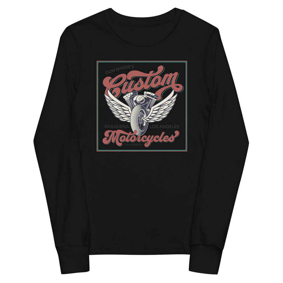 custom motorcycle  Youth Long Sleeve Tee