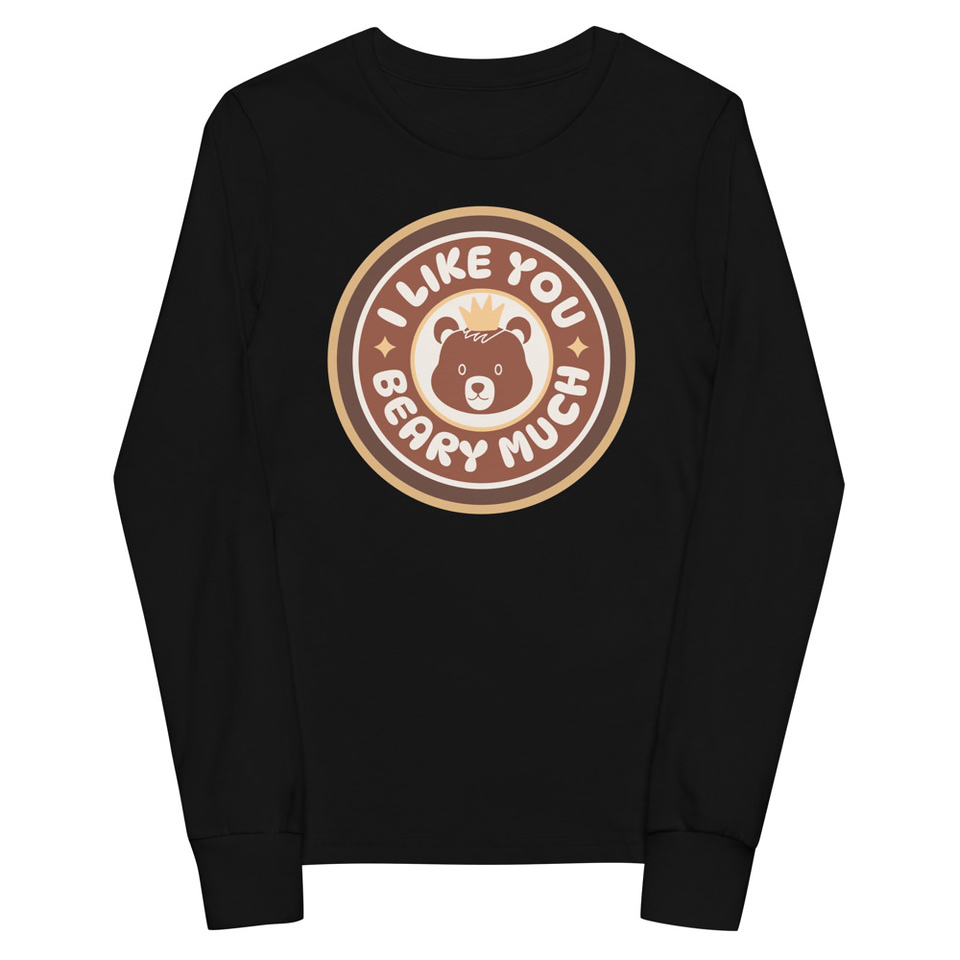 Cute Bear - AI Youth Long Sleeve Tee