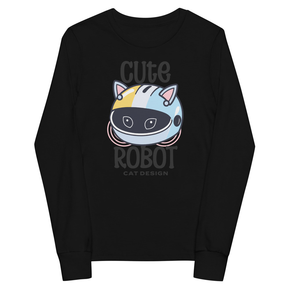 Cute Cat - AI Youth Long Sleeve Tee