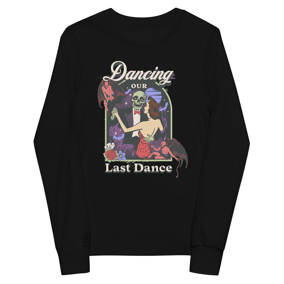 Dancing Our Last Dance - Halloween Youth Long Sleeve Tee
