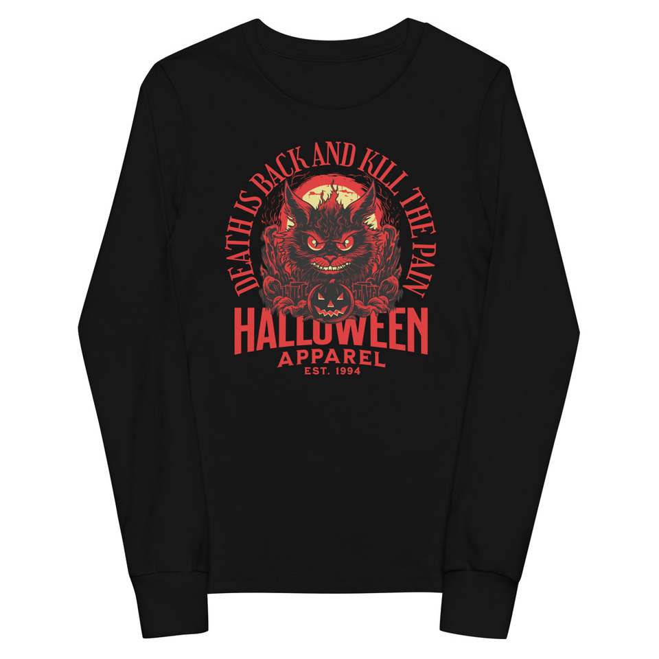 Death is Back Youth Long Sleeve Tee