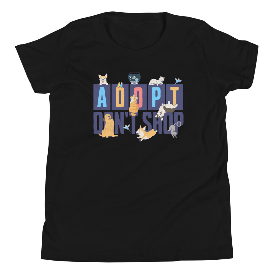 Adopt a Pet - Cute Animal Youth Staple Tee