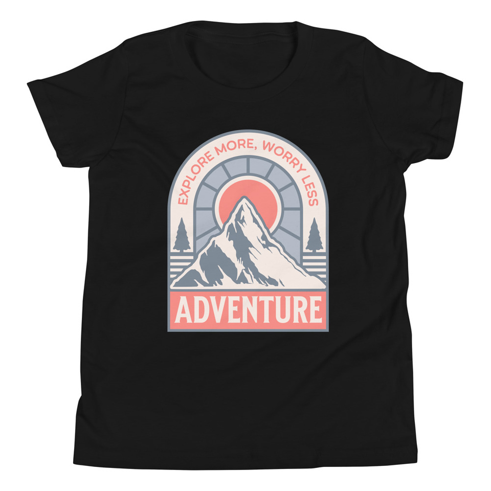 Adventure - Mountain Climbing Youth Staple Tee
