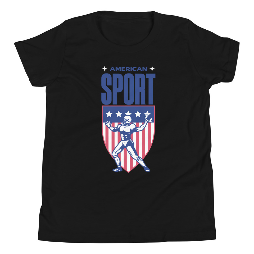 American Football Sport Youth Staple Tee
