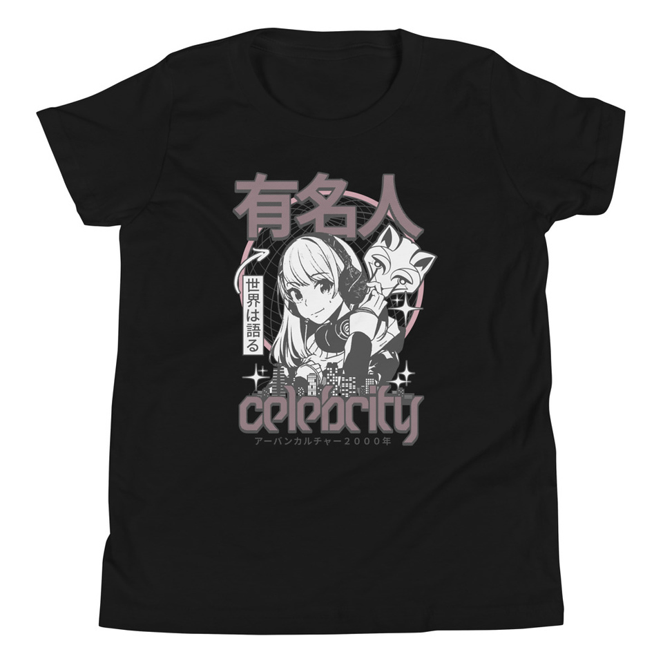 Anime Celebrity Girl - Japanese Cyber Streetwear Youth Staple Tee