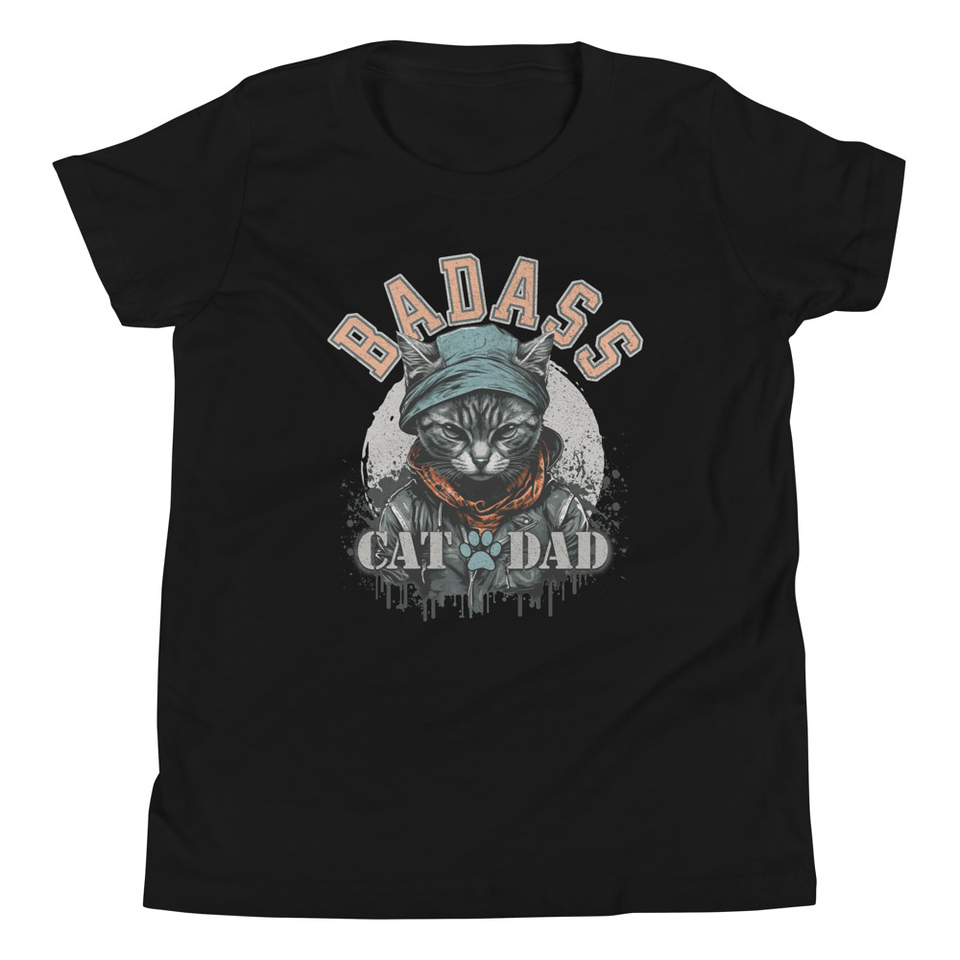 BADASS CAT DAT Youth Staple Tee