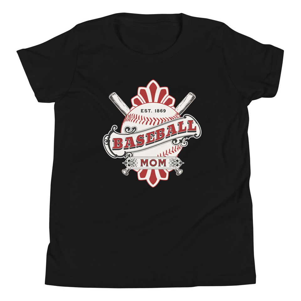 Baseball Mom Youth Staple Tee