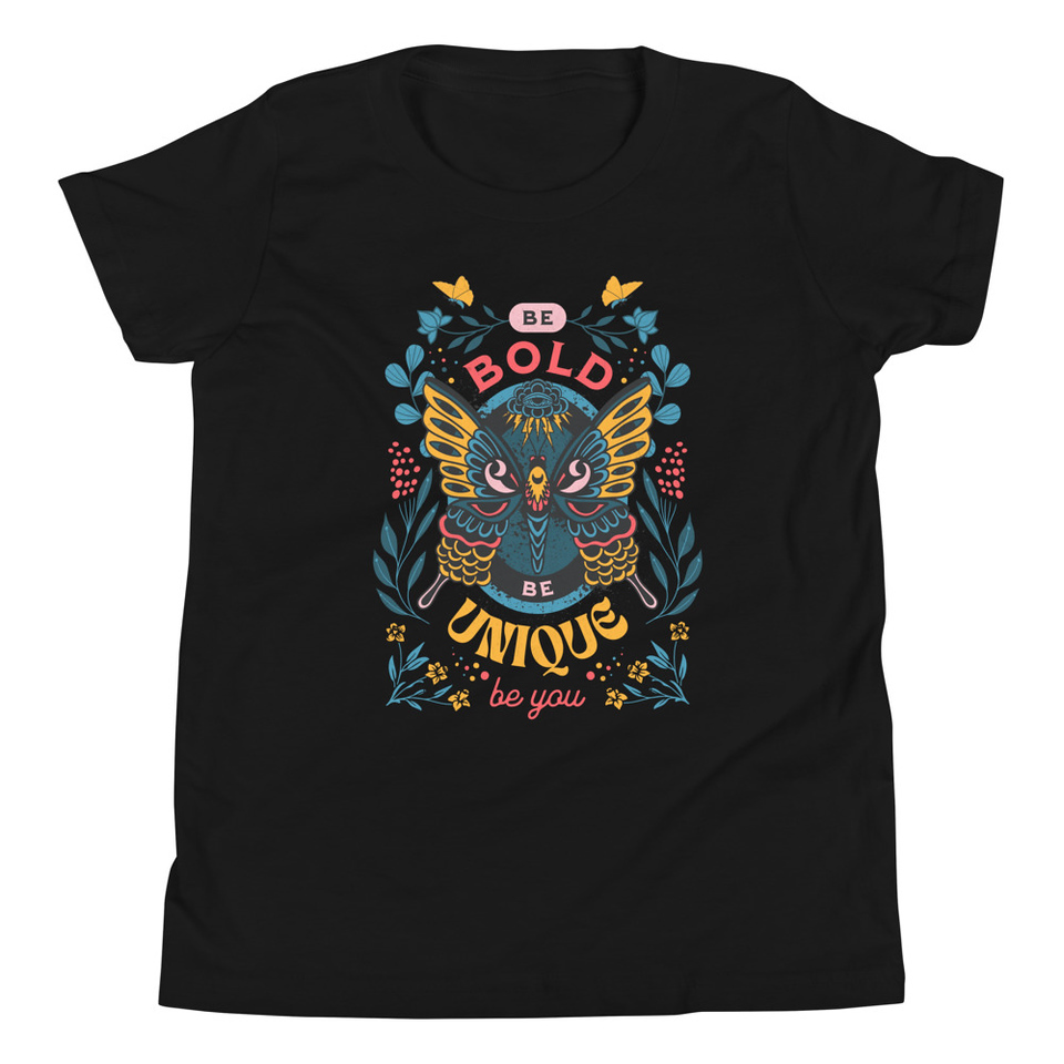 Be Bold Be Unique Youth Staple Tee