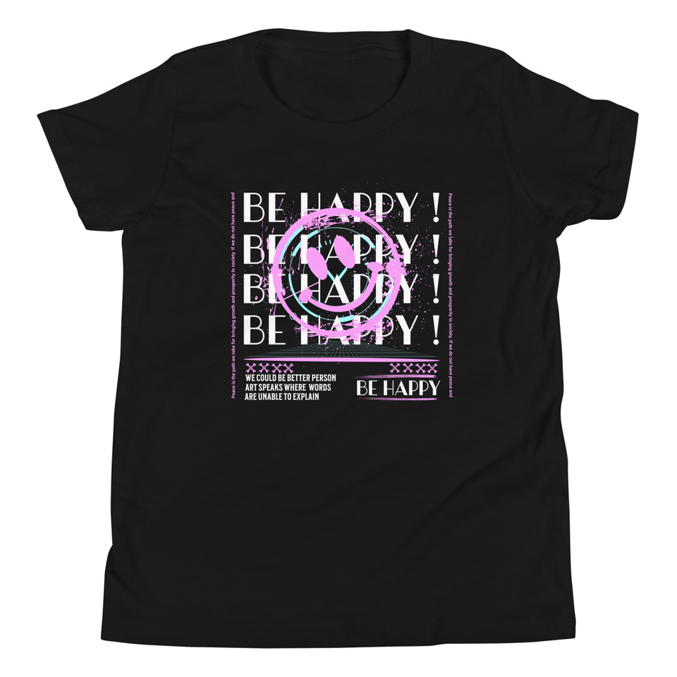 Be Happy ! Youth Staple Tee
