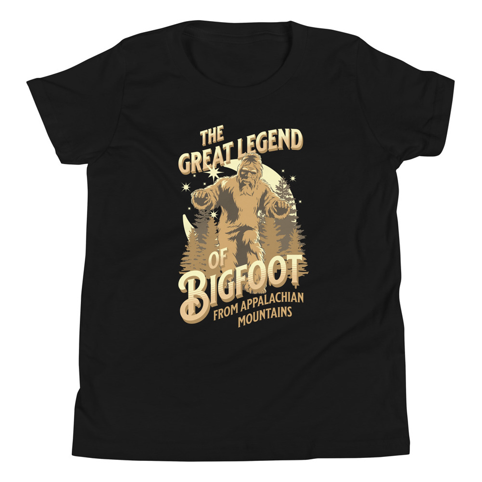 Bigfoot Legend  - Appalachian Forest Youth Staple Tee