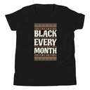 Black Every Month - African American History Youth Staple Tee