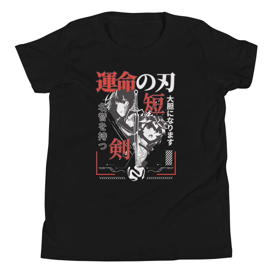 Blades of Fate - Japanese Manga Anime Youth Staple Tee
