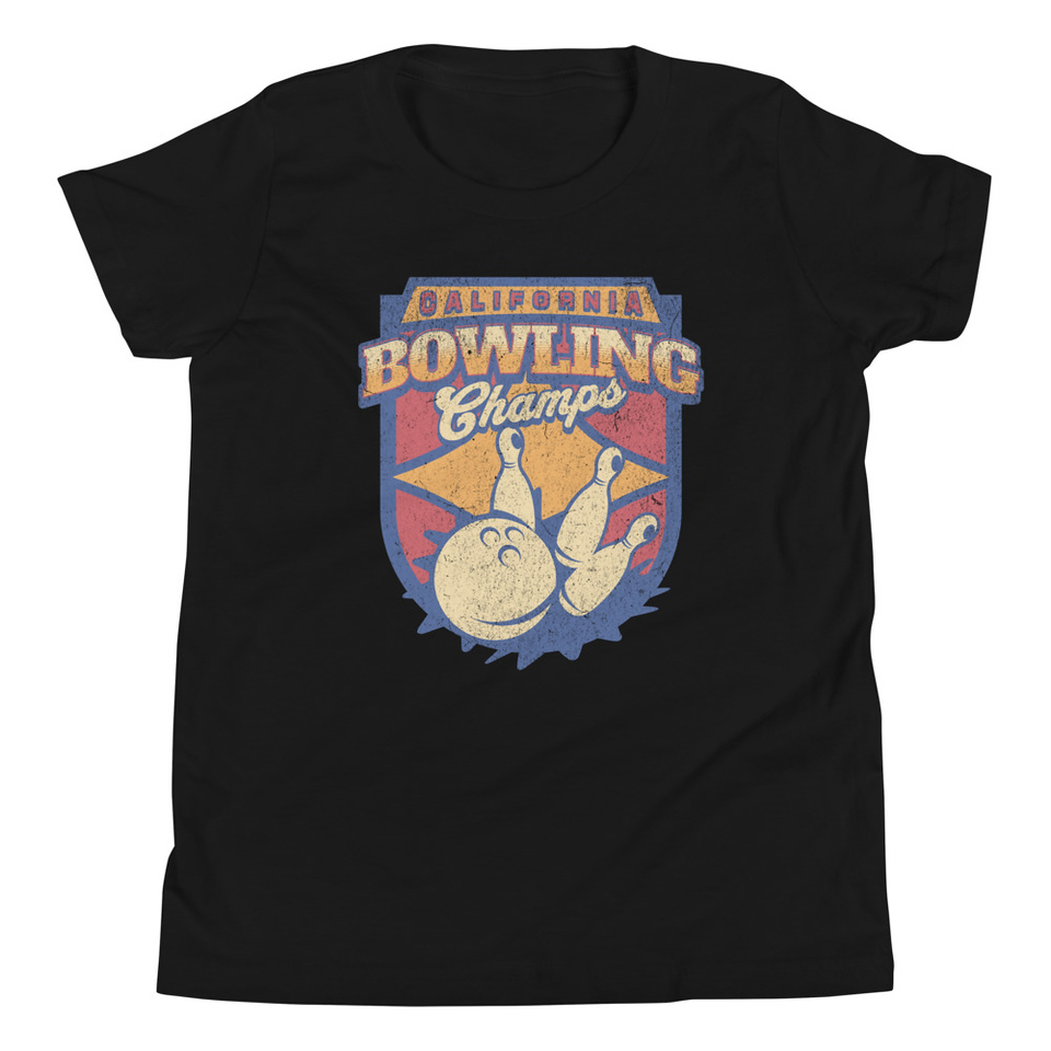 Bowling Championship - Retro Athlectic Sports Youth Staple Tee