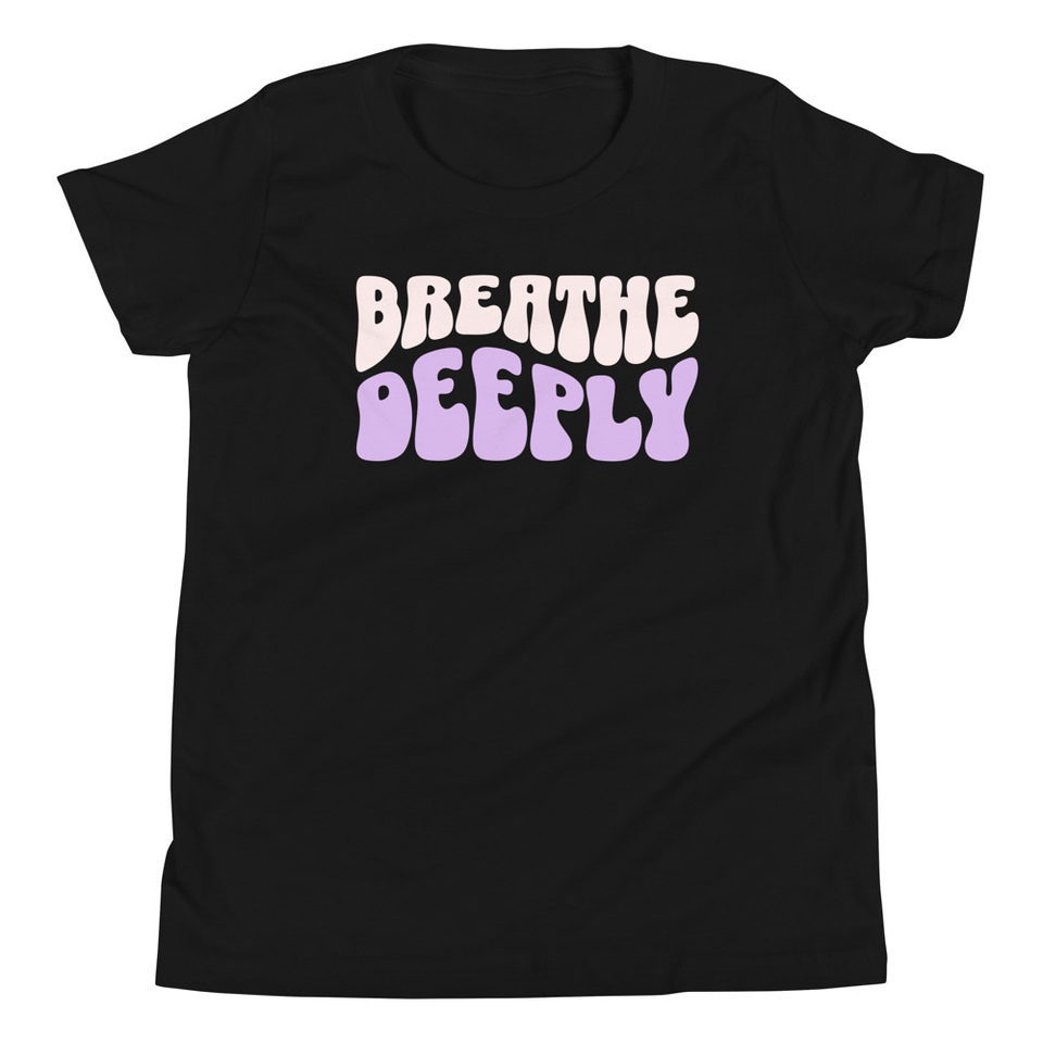Breathe Deeply Youth Staple Tee