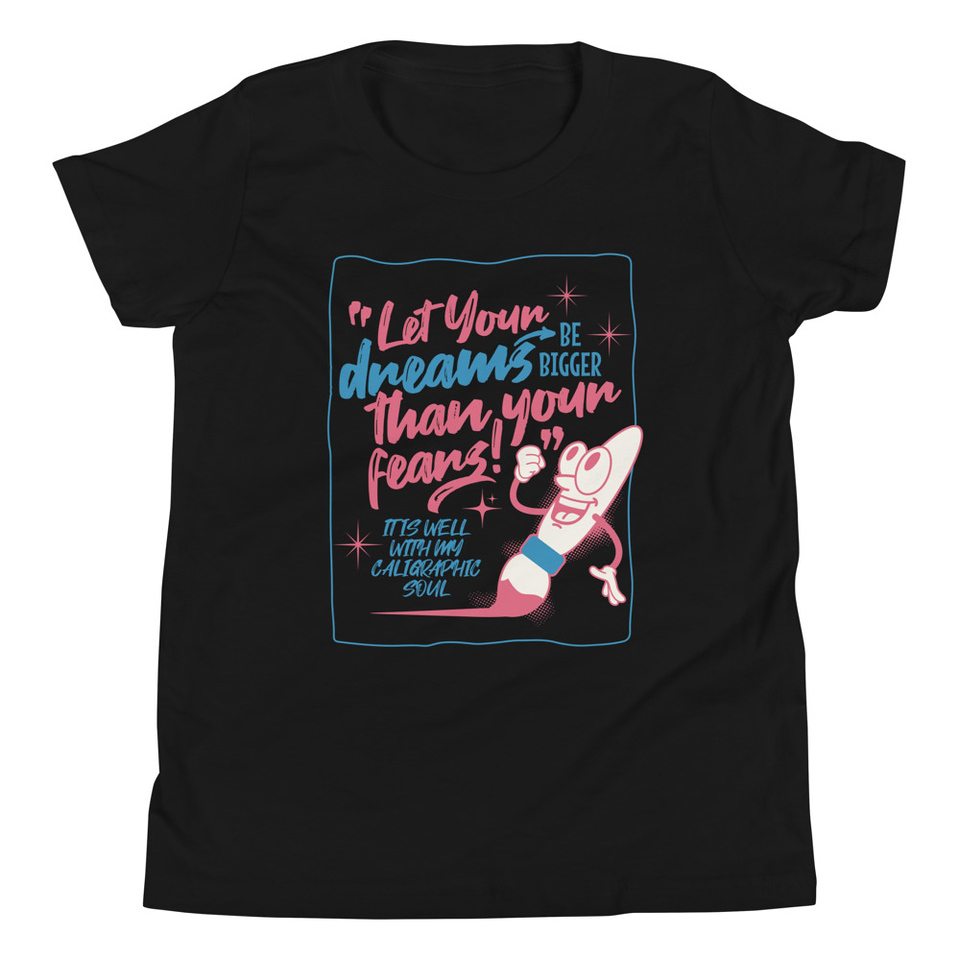 Calligraphic Soul Youth Staple Tee